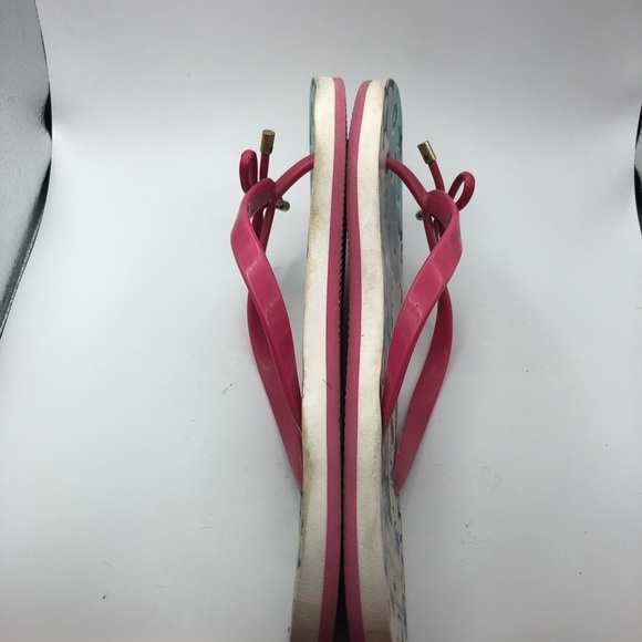 Kate Spade pink bow with flowers sandals womens size 9-10 - Picture 8 of 10